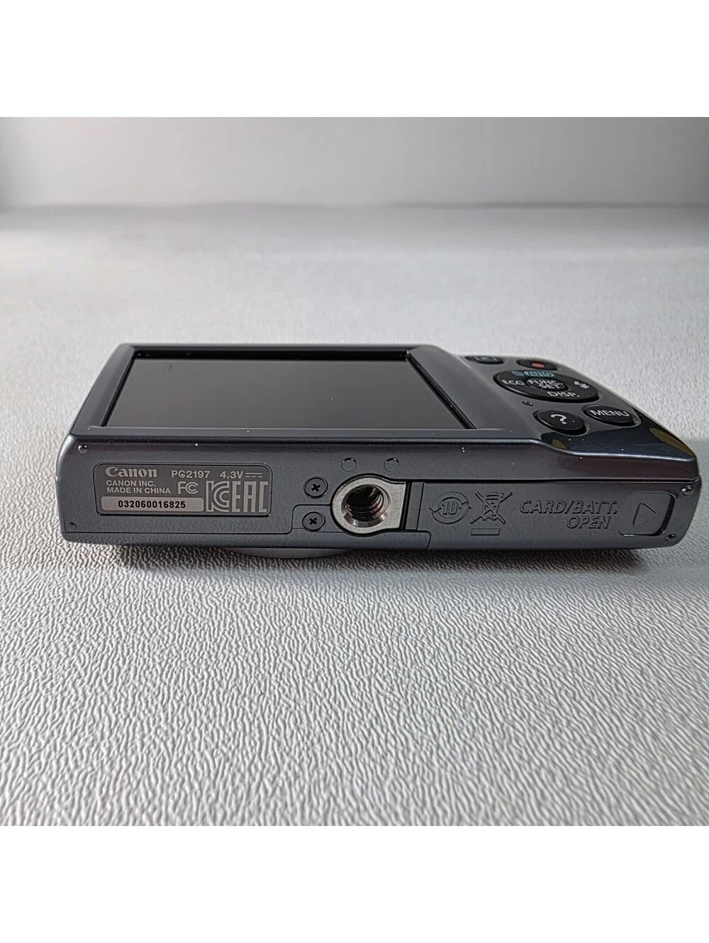 Canon PowerShot ELPH 160 Digital Camera Digicam Gray w/8x Zoom Tested Battery SD